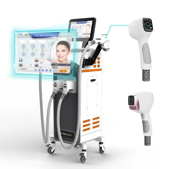 2025 Painless 4 Waves Diode Laser Hair Removal Machine 755 808 940 1064 Nm Ice with CE Approved Ice Stationary Painless Beauty Hair Removal Laser Salon