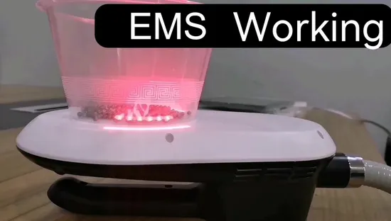 EMS Body Sculpt Muscle Building Stimulation Shaping Fat Reduction 7 Tesla RF EMS Sculpting Machine with 4 Handles