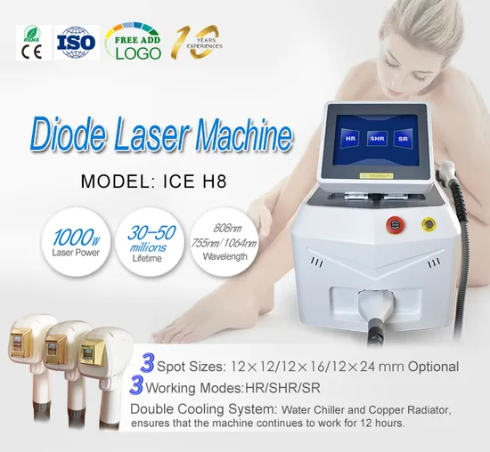 Ice H8 High Quality 1064nm 755 Nm 808nm Diode Laser Distributor Wanted Vertical 808nm Diode Laser Hair Removal Machine 