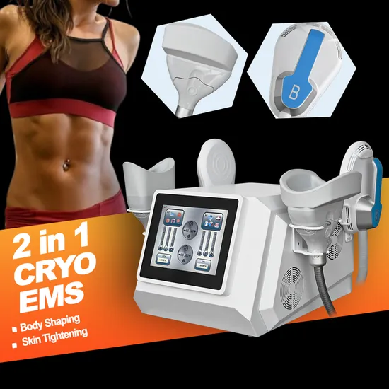 4 Handles Muscle Sculpt Machine Slimming Cryo RF Building Weight Loss Beauty Machine 