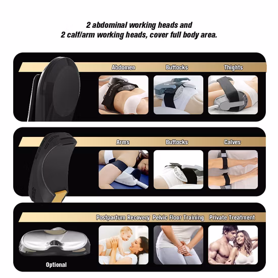 Emslim Nova RF Hiemt Muscle Stimulator Massage Shaping Contouring EMS Slimming Body Sculpting Machine with Pelvic Floor Seat