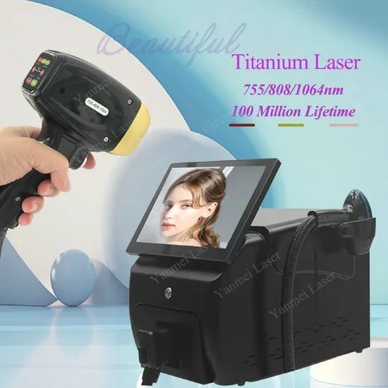 Painless Ice Cooling Portable Diode Laser 808nm Laser Hair Removal Beauty Equipment Laser 