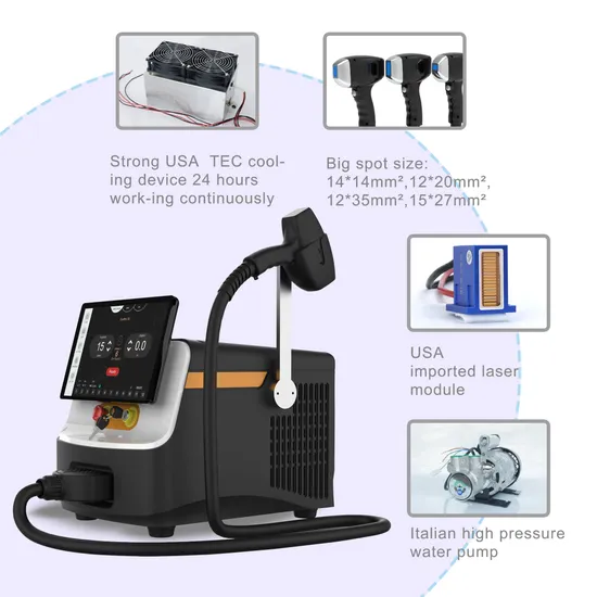 Portable Epilation Definitive Alexandrite Diode Laser 755 808 1064 Tria Beauty Hair Removal Laser 4X Machine Epilator Device 