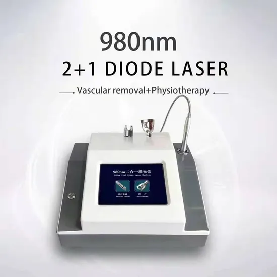Professional 980nm Diode Laser Machine for Spider Vein Removal Vascular Treatment and Nail Fungus Removal 