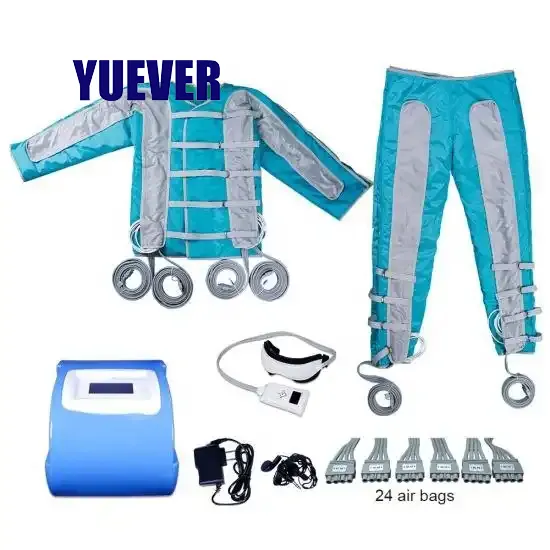 Yuever Medical Pressotherapy Massage Aesthetic Machine Lymphatic Drainage Massage Treatment Air Infrared Pressure Weight Loss 