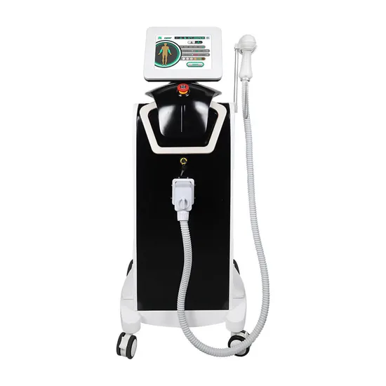 Painless Ice Diode Laser Permanent Hair Removal Machine 755 808 1064 3 Wavelength Diode Laser Hair Removal 