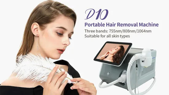 Effective Portable Diode Laser 755 808 1064 3 Waves Laser Diode Diode Laser Hair Removal 